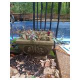 14x14 Concrete planter with wandering jew