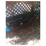 Black tractor supply truck toolbox , fits sixty inch wide truck. Total top dimensions 71x17x22 contents not included