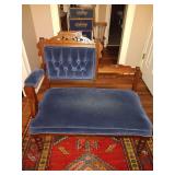 Very Pretty Blue East Lake Bench 36x36x19