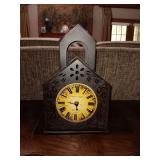 Metal Church Clock (non-working) 13x9