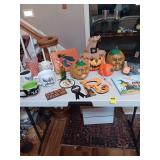 Several pieces of Fall and Halloween decor...see photos