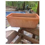 Terracotta planter. 16.5x7.5