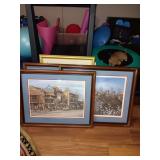 2 Louise Dunavant signed and Numbered prints. "Dixie Gardens" and "Riverside" and 1 TGI Friday