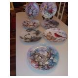 7 Lena Liu Collectable Plates..Nature