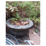 Round Concrete Planter 14"x11" Round