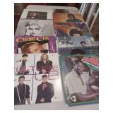 Group of ten albums. See photos