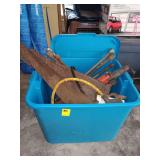 Blue tub of miscellaneous tools seaphotos