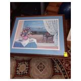 Louise Dunavant signed and Numbered prints. "River Terrace" 32.5x26.5
