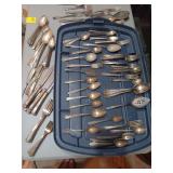 Group of mixed silverplate