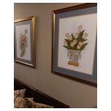 2 Elaine Neely numbered Oriental pictures 25x31