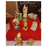 Group of antique and vintage figures, several Japan pieces see photos.