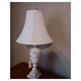 White Alabaster Lamp 27.5"