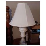 White Alabaster Lamp 27.5"