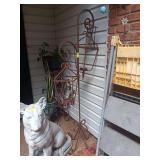 Rod Iron Standing Candleholder 66" Tall and 21" in diameter