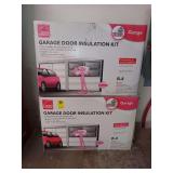 2 garage door insulation kits, new in box.