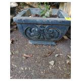 14x14 square concrete planter.