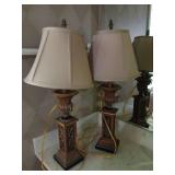 Pair of 29" Lamps