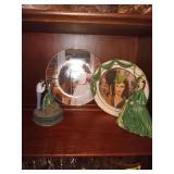 Gone With The Wind Music Box, Plate with figurine and plate