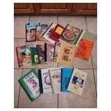 Group of cookbooks.  see photos.