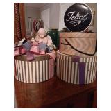 Group of Vintage Hat Boxes