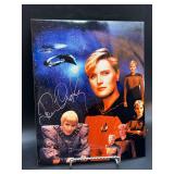 Signed promotional photo of actress Denise Crosby, known for her role as Lieutenant Natasha "Tasha" Yar in the first season of Star Trek: The Next Generation…..8 x 10