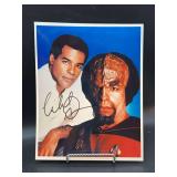 Signed Michael Dorn Star Trek Photo….. know as a Klingon character Worf in the Star Trek franchise…..8 x 10