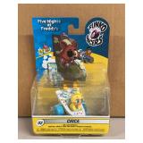 Funko Racers die-cast vehicle “Chica” from the video game series, Five Nights at Freddy