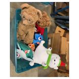 Tote full of TY Beanie Babies and other