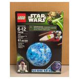 61 piece LEGO Set - Star Wars Jedi STARFIGHTER & Kamino…..Series 3