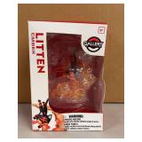 GALLERY Pokemon Center Litten Ember figure…..plastic cover has come apart from box on one side