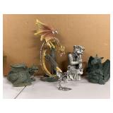 Grouping of Dragon decor