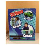 Box of CitiBlocs wooden building blocks….there are actually a little over 100 in the box of all light green