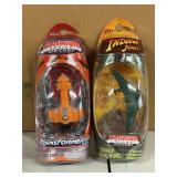 (2) Titanium Series Die Cast pieces…..Transformers AutoBot Starship Ark and Indiana Jones German Flying Wing