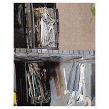 Tote of Wrenches, Pliers, and files