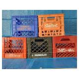 Milk Crates (5) five, daires and ages vary