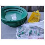 Garrett panning, 7 Sluices, 1 sand scoop, 13 find containers