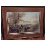 Fine Print "SOUTHERN GOLD" 33" W x 25" H