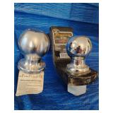 Trailer Hitch ball mount 3/4" drop, plus one ball, 6000 lb. capacity 2 pcs.
