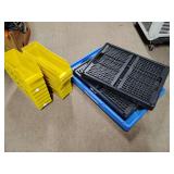 15 - small bins, 3 - light duty collapsible totes