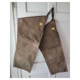 Wick canvas chaps, pair