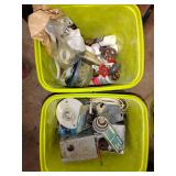 Electrical/Plumbing, 1 tote electric, 1 tote plumbing, each has numerous and various parts and supplies.