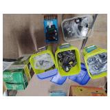 Lot 3 containers Headphone parts, to repair, Calrad parts, Fisher Test Wands, Garrett Coin bags (4), Grips, and more