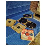 Box of 78 Records, approx 25-30, seems to be around the 1950