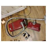 Kenmore Canister Vacuum, with carpet Power Head, and attachments, cord has been taped