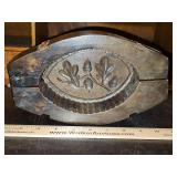 Vintage Primitive Wood Butter Press/Butter Box Mold...