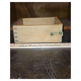 Vintage Primitive Wood Butter Press/Butter Box Mold...