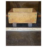 Vintage Primitive Wood Butter Press/Butter Box Mold...
