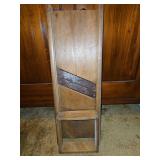 Vintage primitive wood(heavy) cabbage shredder 26x9" in excellent vintage condition...