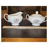 Vintage Ralph Lauren by WEDGEWOOD Creamer & Covered Sugar Bowl in the "Dylan