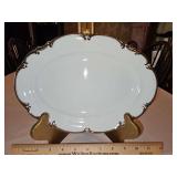 Gorgeous LIKE NEW Vintage Hutschenreuther China of Germany 11x7.5" Platter in the Revere(White) Pattern in excellent vintage condition...